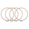 thumbnail image 2 of 16 Pcs Anneaux de Broderie Ronds en Bois de 8 Pouces Anneau de Cercle en Bambou Réglable en Gros, 2 of 8