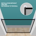 thumbnail image 4 of Dog Gate,Expandable Dog Mesh Gate Folding Safe Enclosure Baby Gate With 5 Hooks For Doorways Stairways, 4 of 8