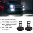 thumbnail image 4 of Bulbs 2 Pcs H16 12V-24V 50W Car High Power Bright LED Fog Daytime Light Bulbs, 4 of 8