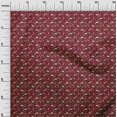 thumbnail image 3 of oneOone Tissu Polyester Spandex Bordeaux Dinosaure Coloré Matériel de Robe Imprimé Tissu au Mètre 56 Pouces de Large, 3 of 5
