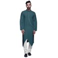 thumbnail image 1 of Atasi Designer Kurta For Boys Solid Cotton Button Down Indian Kurta For Men, 1 of 4