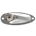 thumbnail image 2 of 10Pcs Boat Guitar 1/4 Inch Input Output Plate Socket 6.35mm Chrome Silver for Style Guitar Parts, 2 of 7