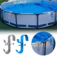 thumbnail image 5 of AquaJoyer Pool Leaf Net Holder Above Ground Pool Pole Hanger Above Ground Pool Accessories Adjustable Telescopic Pool Pole Hooks Pool Brush Hanger Tool Holder Pool 2pc, 5 of 5
