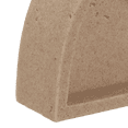 thumbnail image 4 of Bouclair Beige Table Clock, 4 of 7