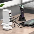thumbnail image 2 of Chargeur Numérique à Cinq Interfaces USB 5V4A avec Plusieurs Protections Adapté aux Appareils Système IOS et Android Prise Multifonctionnelle, 2 of 7