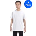 thumbnail image 1 of Hanes Youth Authentic-T T-Shirt - 54500 (Pack Of 3), 1 of 1