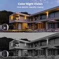 thumbnail image 3 of ieGeek Security Cameras Outdoor Wireless WiFi, Solar Powered, 2K Color Night Vision, Waterproof, Surveillance Camera with AI Detection, Work with Alexa, 3 of 13