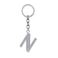 thumbnail image 1 of Up to 65% Off 26 Letters Key Ring Chain Unisex Keychain Fashion New Alphabet Keyring Gift Necklace Rings Earring Jewelry on Clearance, 1 of 1