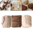 thumbnail image 4 of 3 Rolls Chiffon Silk Ribbon 2" x 5yd for Wedding Invitations DIY Crafts Coffee Coffee Series, 4 of 8