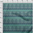 thumbnail image 2 of oneOone Cotton Silk Fabric Leaves & Floral Block Printed Craft Fabric BTY 42 Inch Wide, 2 of 4