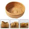 thumbnail image 4 of Handcrafted natural wicker fruit rack with exquisite weaving, perfect for, 4 of 4