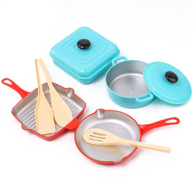 Cooking Toy Set Creative Assorted Kitchen Pretend Play Toy Cookware Toy for Kids