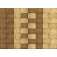 thumbnail image 1 of Ahgly Tapis Rectangulaire Lavable en Machine Intérieur Transitionnel Brun Selle, 7 Pieds x 9 Pieds, 1 of 7