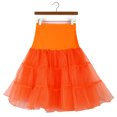 thumbnail image 2 of Birdeem Jupe Bouffante en Gaze Taille Haute Rétro d'Été à la Mode pour Femme Jupe de Fête, 2 of 6