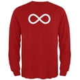thumbnail image 1 of Metis Flag of Canada Red Adult Long Sleeve T-Shirt, 1 of 1