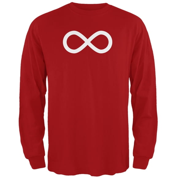 Metis Flag of Canada Red Adult Long Sleeve T-Shirt
