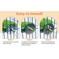 thumbnail image 4 of 3 Pcs Perroquet Perche Résine Bec d'Oiseau Pierre de Meulage Forme de Feuille Perchoir Support Pied Taille-Griffes Accessoires de Cage pour Cockatiels Conures Perruches Tourterelles., 4 of 5