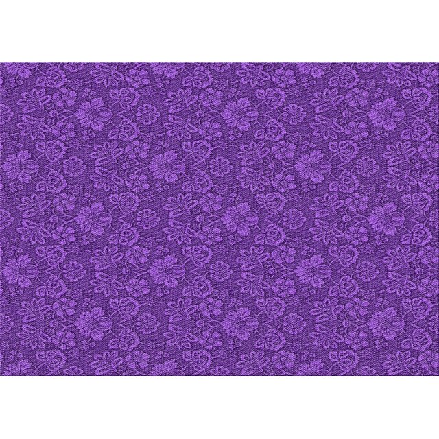 Ahgly Tapis Rectangulaire Lavable en Machine Intérieur Transitionnel Violet Vif, 5 Pieds x 8 Pieds