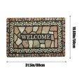 thumbnail image 4 of Sentmoon Tapis de Salle de Bain Tapis de Cuisine pour Plancher Simulation Vision Tapis de Porte d'Entrée Tapis de Porte de Salle de Bain Tapis de Sol à l'Entrée de la Salle de Bain pour Garage, Patio, VR, Camping, 4 of 7