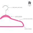 thumbnail image 2 of Simplify 3224-PINK Cintres en Velours pour Enfants, Rose - Lot de 25, 2 of 5