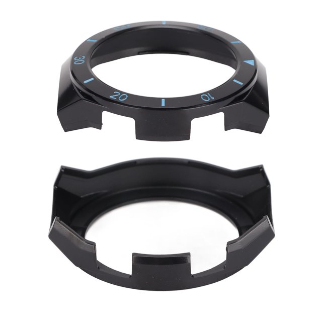 Watch Bumper Shell Protective Case, Durable Plastic Watch Wristband Screen Protector Shell Universal Scratch Excellent For GT2e Black+White,Black+Red,Black+Blue