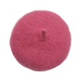 thumbnail image 4 of Chien Chat Béret Laine Chapeau de Jardin Durable Réglable Élastique Photo Accessoires Corde Costume Chaud Rose Rouge, 4 of 9