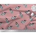 thumbnail image 2 of Soimoi Viscose Chiffon Fabric Basset Hound Dog Fabric Prints by Yard 42 Inch Wide, 2 of 3