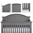 thumbnail image 3 of Evolur Belmar Curve 5 in 1 Convertible Crib, 3 of 9