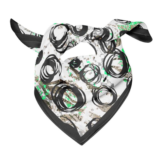 Bimba Womens Rectangular Printed Cotton Voile Scarf Neck Head Wrap-40 x 40 Inches