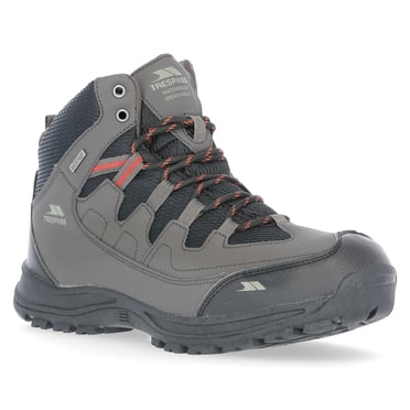 Trespass Bottes de Randonnée Imperméables Mi-Hautes Finley pour Hommes Couleur Café en Taille - 12