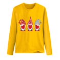 thumbnail image 3 of Chandails de la Saint-Valentin pour Femmes avec Cœur d'Amour, Mignons, Graphiques, Chandails de la Saint-Valentin à Manches Longues, Col Rond, Hauts de Vacances, Mode Féminine, Imprimé Gnome de la Saint-Valentin, Col Rond, Haut à Manches Longues, T-Shirt, 3 of 3