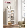 thumbnail image 2 of VASAGLE Bookshelf, 23.6 Inches Wide, 6-Tier Open Bookcase with Adjustable Storage Shelves, Floor Standing Unit, Cloud White, 2 of 111