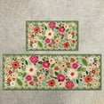 thumbnail image 2 of TIELUTT Tapis de Sol Rétro à Fleurs Design Classique de Fleurs pour Salon Chambre pour Couvertures Confortables Quotidiennes pour Femmes Jeté de Sofa Couverture Douce Couvertures Jetées Tapis Shag 8x10 pour Salon Tapis un, 2 of 6