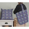 thumbnail image 5 of Soimoi Purple Rayon Fabric Owl & Tree Christmas Printed Fabric 1 Yard 56 Inch Wide, 5 of 5
