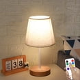 thumbnail image 2 of Birdeem Led Solid Wood Desk Lamp Stable Fabric Study Reading Lamp Suitable for Home Decoration Linen Plain Warm Night Light Indoor Lighting Desk Reading Lamp, 2 of 12