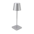 thumbnail image 3 of Lampe Tactile à DEL, Lampe de Table Sans Fil Rechargeable Moderne à Haute Luminosité avec Interrupteur Tactile à Intensité Réglable pour l'Extérieur pour Bar Or,Argent,Noir,Blanc, 3 of 8