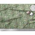 thumbnail image 3 of Soimoi Poly Georgette Fabric Leaves, & Parrot Bird Printed Fabric 1 Yard 52 Inch Wide, 3 of 3