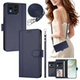 thumbnail image 2 of Book Style Wallet Cover for ASUS Zenfone 11 Ultra, Soft PU Leather, Blue, 2 of 6