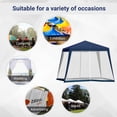 thumbnail image 4 of Outsunny Tente de Fête, Abri de Jardin Extérieure Pare-Soleil, Bleu, 4 of 10