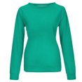 thumbnail image 4 of Yuyuzo 2025 Automne Chandail Sport Uni pour Femme Décontracté Ample à Col Rond Raglan à Manches Longues Chandail Tunique Hauts Vert A2, 4 of 5