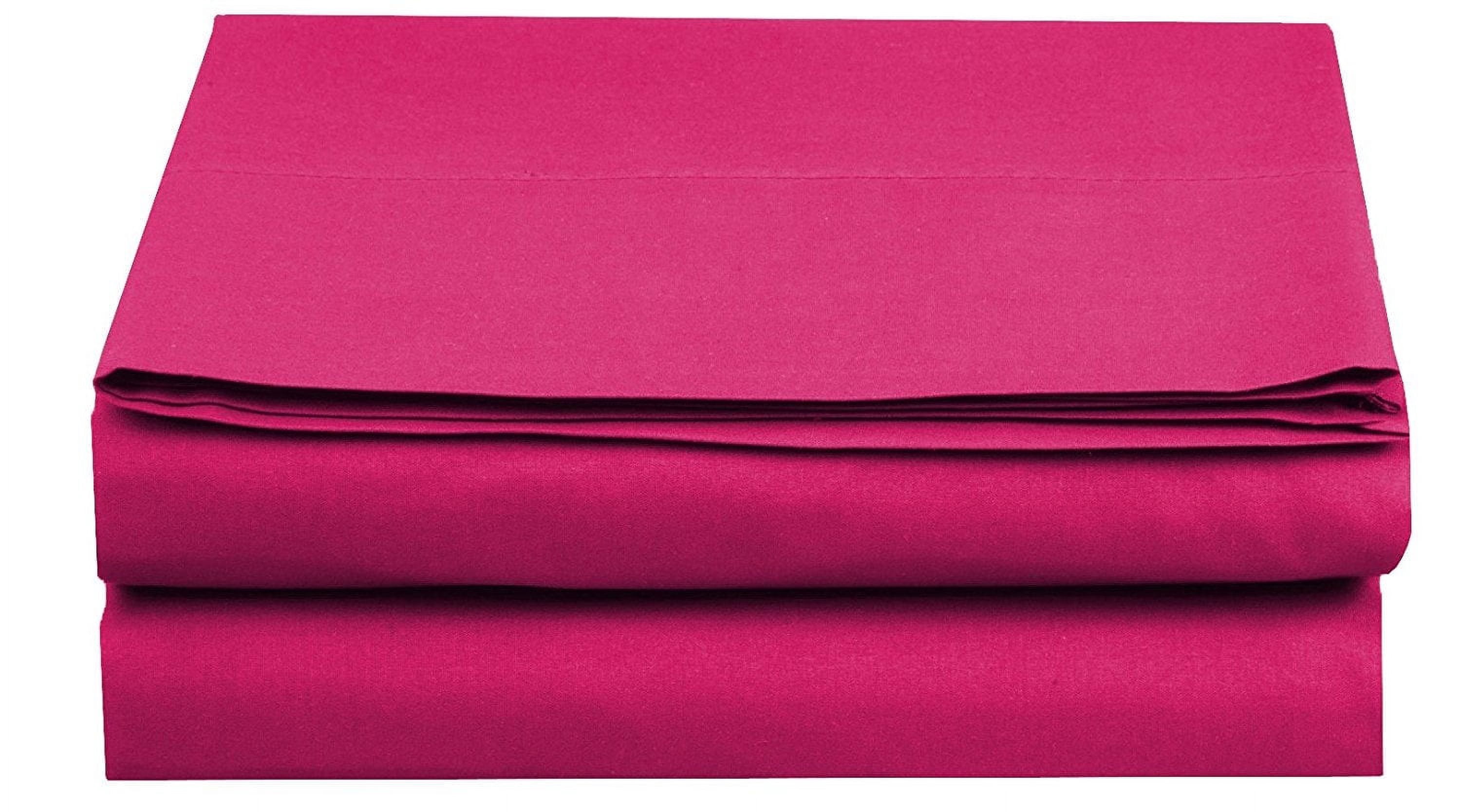 Queen Fitted Sheet, Microfiber 16" Deep Pocket Fitted Sheets,Pink