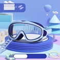 thumbnail image 2 of D-98 J Boy Girl Kids Swim Goggles Set Waterproof Large Frame Diving High Definition With Cap For Comfort #AOKKe, 2 of 5