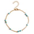 thumbnail image 2 of Bracelets de Cheville à Perles Superposées Ajustables Style Simple Universel Esthétique Diverses Combinaisons; Bijoux Accessoires de Mode Bracelets pour Femmes Filles Or, 2 of 8