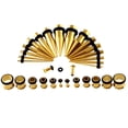 thumbnail image 2 of 36 Pieces Stainless Steel Ear Taper Stretching Gauge Tunnel ., 2 of 6