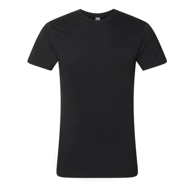 American Apparel 50/50 Tee, 2XL, Black