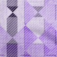 thumbnail image 1 of oneOone Viscose Jersey Medium Purple Fabric Check Sewing Craft Projects Fabric Prints By Yard 60 Inch Wide, 1 of 4