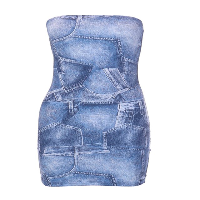 Robe Tube Mini Moulante Sans Bretelles pour Femmes, Dos Nu, Été, Courte, Bandeau, Plage