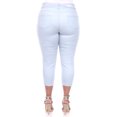 thumbnail image 4 of White Mark Women's Plus Size Capri Jeans, 4 of 5