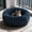 Marine, variante sur Djiypn Lit pour Chien et Chat d'Intérieur, Lit Apaisant Confortable 16 Pouces pour Chiot et Chaton, Lit Rond Lavable Antidérapant pour Petits et Moyens Chiens et Chats (Noir)