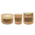 thumbnail image 4 of Hometrends 14oz Magnolia & Mulberry Scented Frosted Jar Candle, 4 of 5